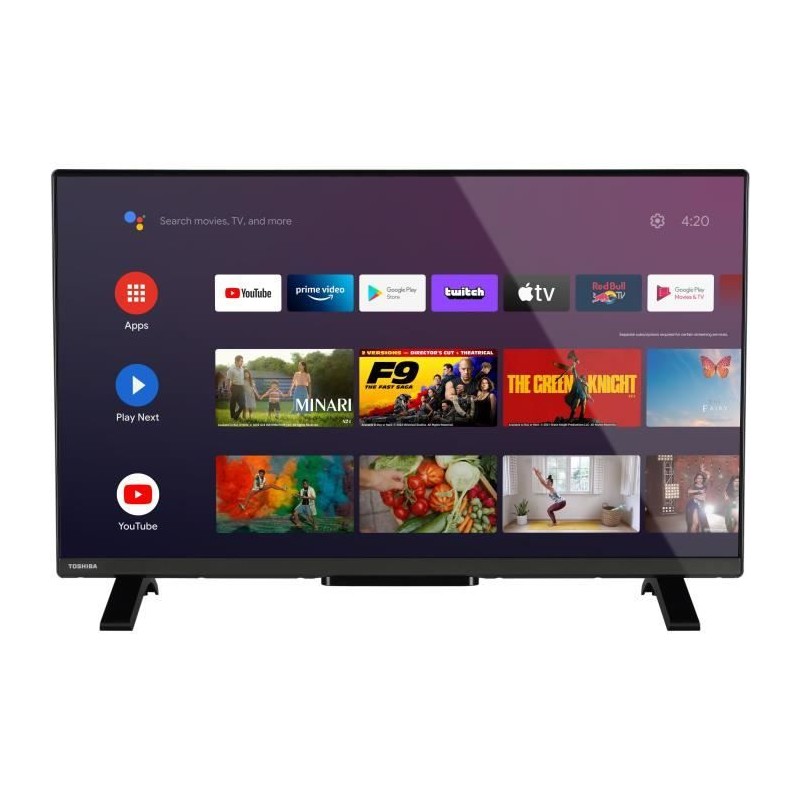 TOSHIBA 32LV2E63DG - TV LED 32'' (80 cm) - Full HD 1920x1080 - HDR10 - TV con...