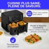 Airfryer Friteuse a Air Sans huile CONTINENTAL EDISON - CERFRSH24002CB - 9 L ...