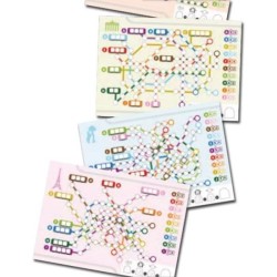 Metro X, Roll & Write, Jeu de dés, Schmidt Spiele 88405