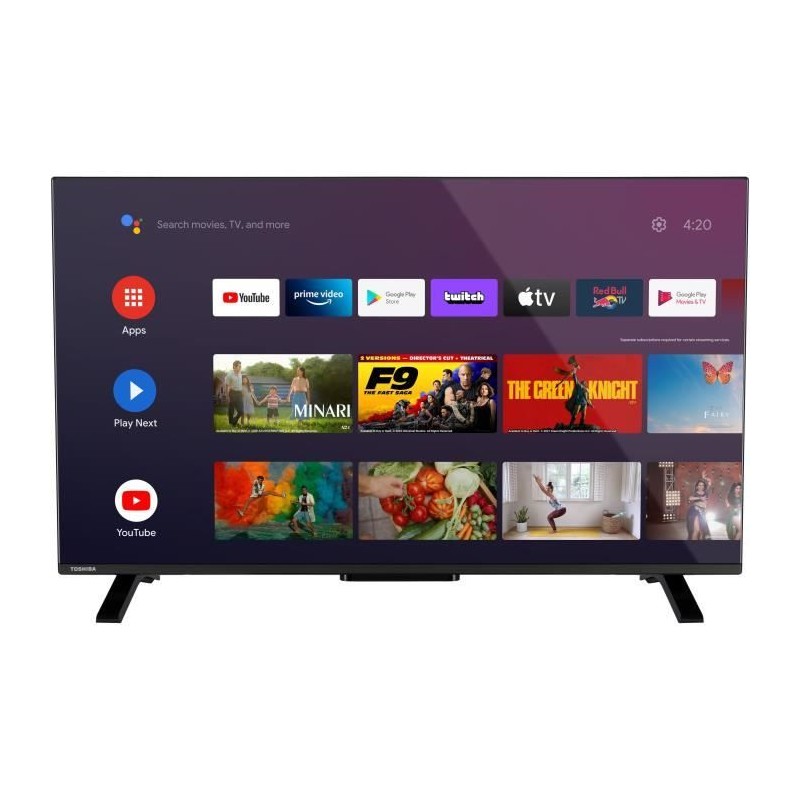 TOSHIBA 40LV2E63DG - TV LED 40'' (102 cm) - Full HD 1920x1080 - HDR10 - TV co...