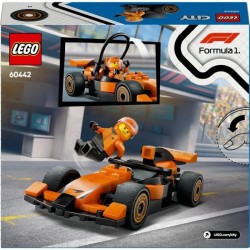 LEGO City 60442 Voiture de course McLaren avec pilote de F1 - Jouet pour garç...