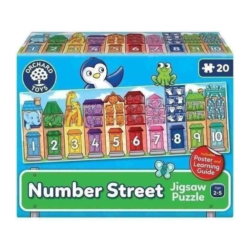 Les numéros et les rues - Jeu de société - ORCHARD