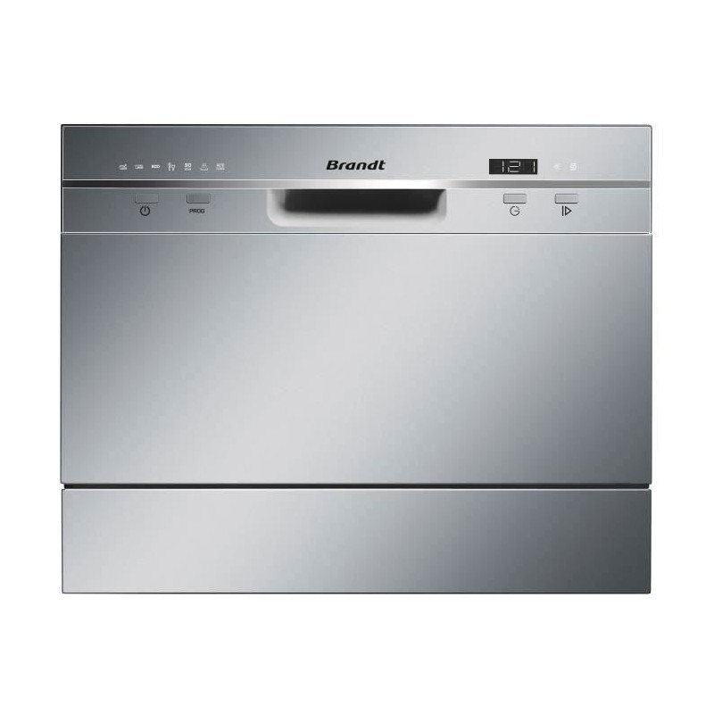 Lave-vaisselle compact pose libre BRANDT DFC6519S - Induction - 6 couverts - ...