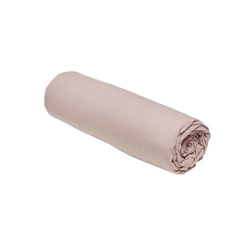 Drap housse TODAY Essential - 140 x 200+30 cm - 2 personnes - 100% Coton uni ...