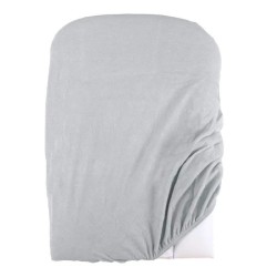 DOMIVA Lot 2 Housses matelas a langer - Polycoton - oeko-Tex - Aqua/Perle - 5...