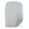 DOMIVA Lot 2 Housses matelas a langer - Polycoton - oeko-Tex - Aqua/Perle - 5...