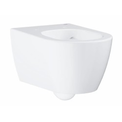 GROHE Cuvette WC suspendue, Essence Ceramic, sans rebord, traitement anti-cal...