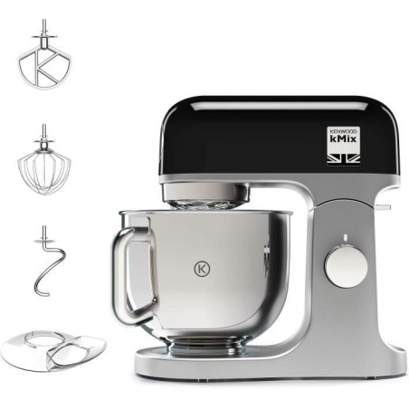Robot pâtissier Kenwood kMix KMX750BK - bol 5 litres - 6 vitesses - 3 accesso...