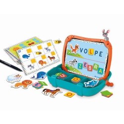 Mallette Lettres & Animaux magnétiques - Clementoni - Des 3 ans -