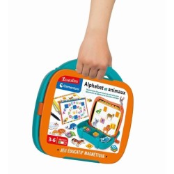 Mallette Lettres & Animaux magnétiques - Clementoni - Des 3 ans -