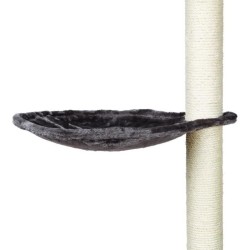 TRIXIE Hamac - Nid XL pour griffoir pour chat gris platinium peluche ø 40 cm