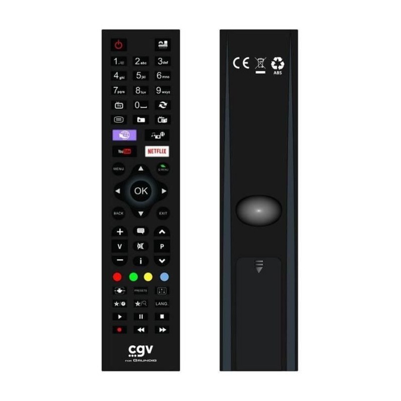 Télécommande de remplacement - CGV - FIDELIO Grundig - Pour téléviseurs Grund...