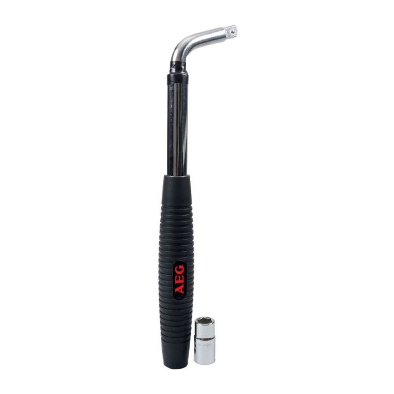 Clé démonte-roue téléscopique douille encliquable réversible 17-19mm - AEG - ...