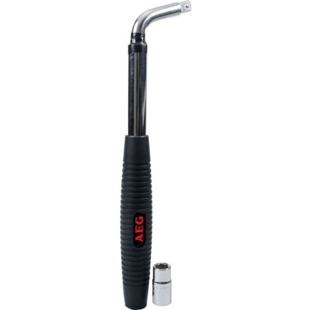 Clé démonte-roue téléscopique douille encliquable réversible 17-19mm - AEG - ...