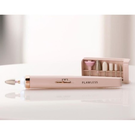 Finishing Touch Flawless Salon Nails - Lime a Ongles Électrique - Kit Manucur...