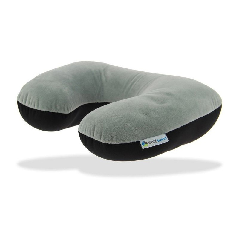Coussin microbilles 2en1 Cale nuque et Oreiller 37x29x10cm - KINE TRAVEL - Mi...