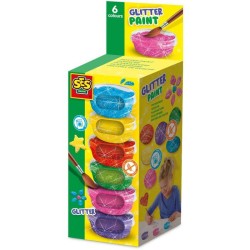 Gouache a paillettes (6x45ml) - SES CREATIVE - Colouring and painting