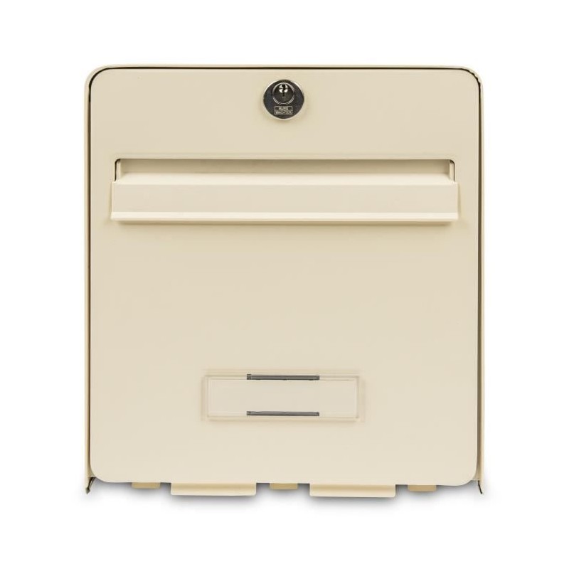 Boîte aux lettres - BURG WACHTER - Favor - Acier galvanisé - 1 porte - Beige