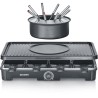 Appareil a raclette et fondue SEVERIN - RG2347 - Jusqu'a 8 personnes - 1400W