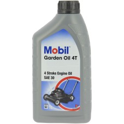 Huile machines de jardin 4 temps multigrade SAE 10W-30 - MOBIL - Huiles minér...