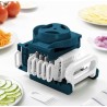 Mandoline pliable - ARTHUR MARTIN - AMM530 - 6 en 1 - 3 Lames de râpes et 3 l...