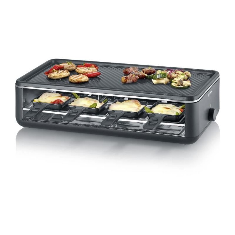Appareil a raclette SEVERIN - RG2365 - Jusqu'a 8 personnes - Revetement céram...