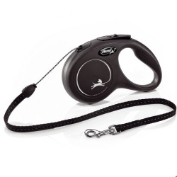 Laisse - FLEXI - New Classic M Cord - 5 metres de longueur - Pour chiens jusq...