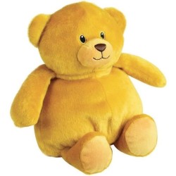JEMINI Peluche bouillotte Ours - A chauffer au micro-ondes micro perles d'arg...