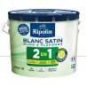 RIPOLIN Peinture blanche pour murs et plafonds - sous-couche intégrée - Blanc...