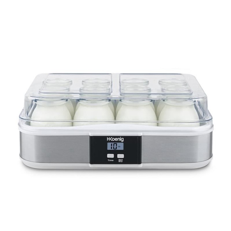 Yaourtiere HKoeNIG - ELY120 - Capacité 12 pots de 160ml - Programmable jusqu'...