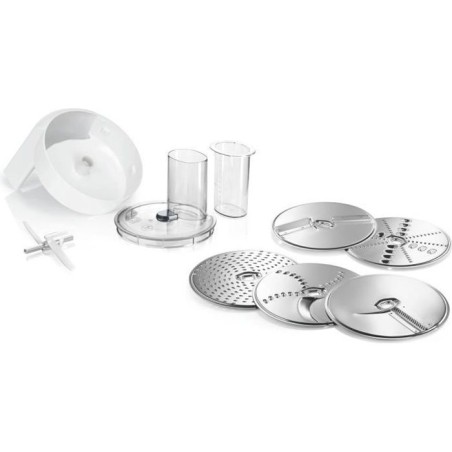 Accessoires pour kitchen machine BOSCH MUM5 - Lot VeggieLove: 1 acc. Râpeur/é...