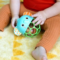 BRIGHT STARTS Hochet musical lumineux -- Giggle & Glow - Jouet éléphant - Oba...