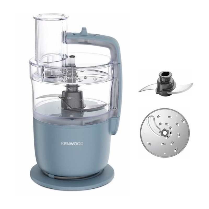 Robot multifonction KENWOOD FDP22.000GY - 1 vitesse + Pulse - 650W - Bol 1,3L...