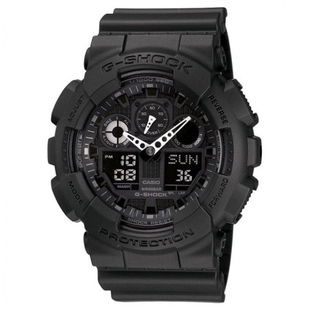 CASIO G-Shock Montre GA-100-1A1ER  Quartz Chronographe