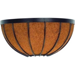 Panier mural+coco - GARDEN ID Georgian - 30 x 15 H19 cm - Coco premium - Stru...