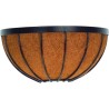 Panier mural+coco - GARDEN ID Georgian - 30 x 15 H19 cm - Coco premium - Stru...
