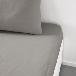 Drap housse TODAY Essential - 140 x 200+30 cm - 2 personnes - 100% Coton uni ...