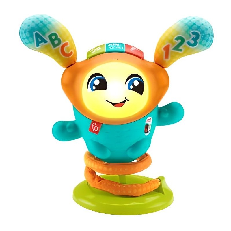Fisher-Price-Mon Petit DJ, jouet d'éveil musical, version française HJP88