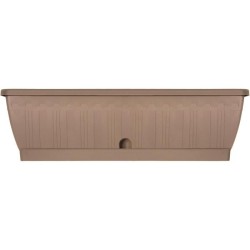 Jardiniere - GARDEN ID Terraflor - Taupe 60 cm - Solidité - Réserve d'eau - R...
