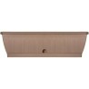 Jardiniere - GARDEN ID Terraflor - Taupe 60 cm - Solidité - Réserve d'eau - R...