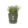 ELHO Pot de fleurs rond Greenville 25 - Extérieur - Ø 24,48 x H 23,31 cm - Ve...