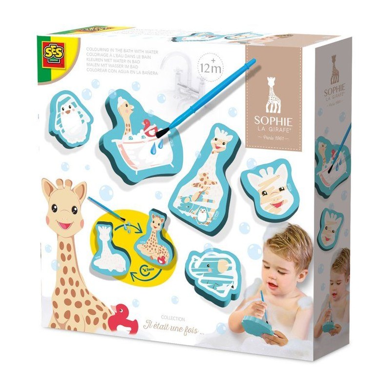 SES Creative - Hobby 1 - 4 - Sophie la girafe - Crayons de couleur