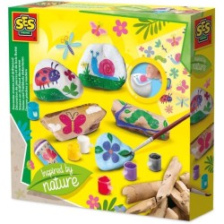 Kit créatif - SES CREATIVE - Décorer les pierres et le bois flotté -