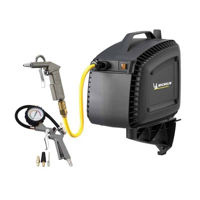 Compresseur d'air Mural - MICHELIN - MBLGO KG - Sans cuve - 1,5 CV - 8 Bar - ...