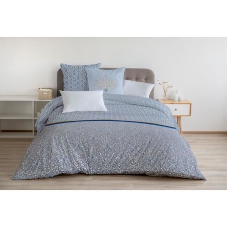 Parure de couette 220x240 cm HOME LINGE PASSION LOUXOR : Housse de couette + ...