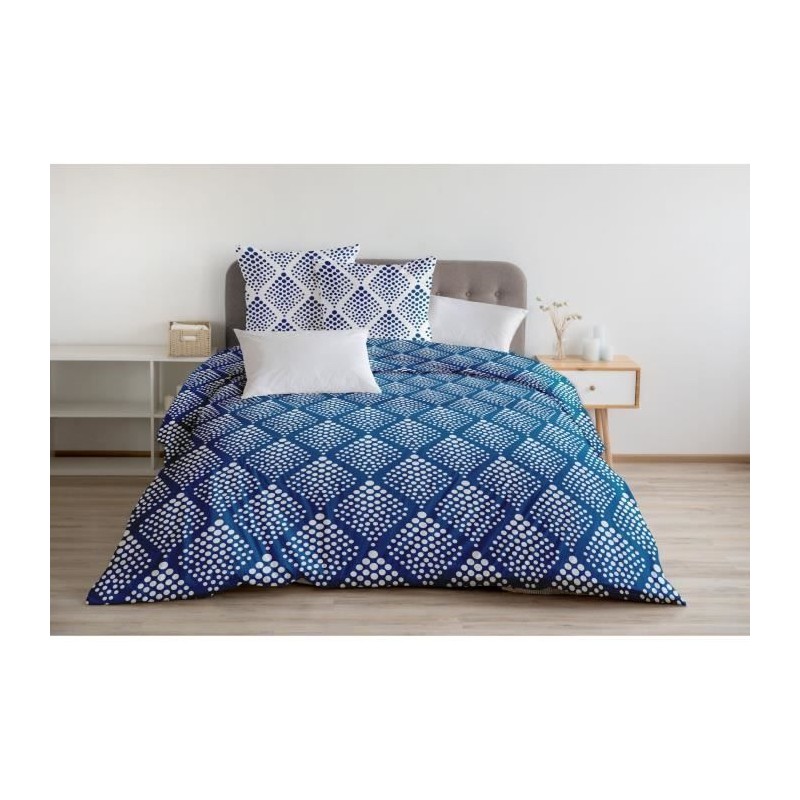Parure de couette 240x260 cm HOME LINGE PASSION FIBULA : Housse de couette + ...