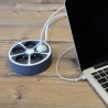 Chacon Multiprise bureau 16A.250V-Max 3680W   5x16A  cable 1,5m- Couleur gris...