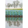 Toile de paillage paysages verte, 1 x 10 m, traité anti UV, 100 g/m² - Bâche ...
