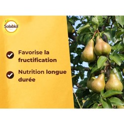 SOLABIOL Engrais fruitiers - 1,5kg - Jusqu'a 180 plants - Stimulateur de croi...