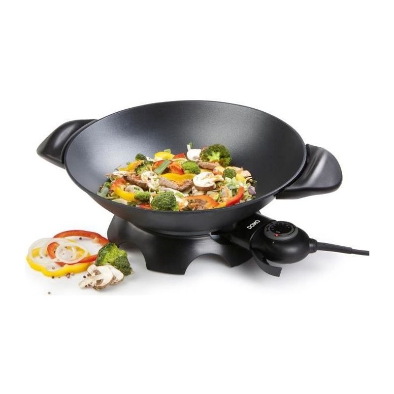 DOMO DO8708W Wok électrique - Noir